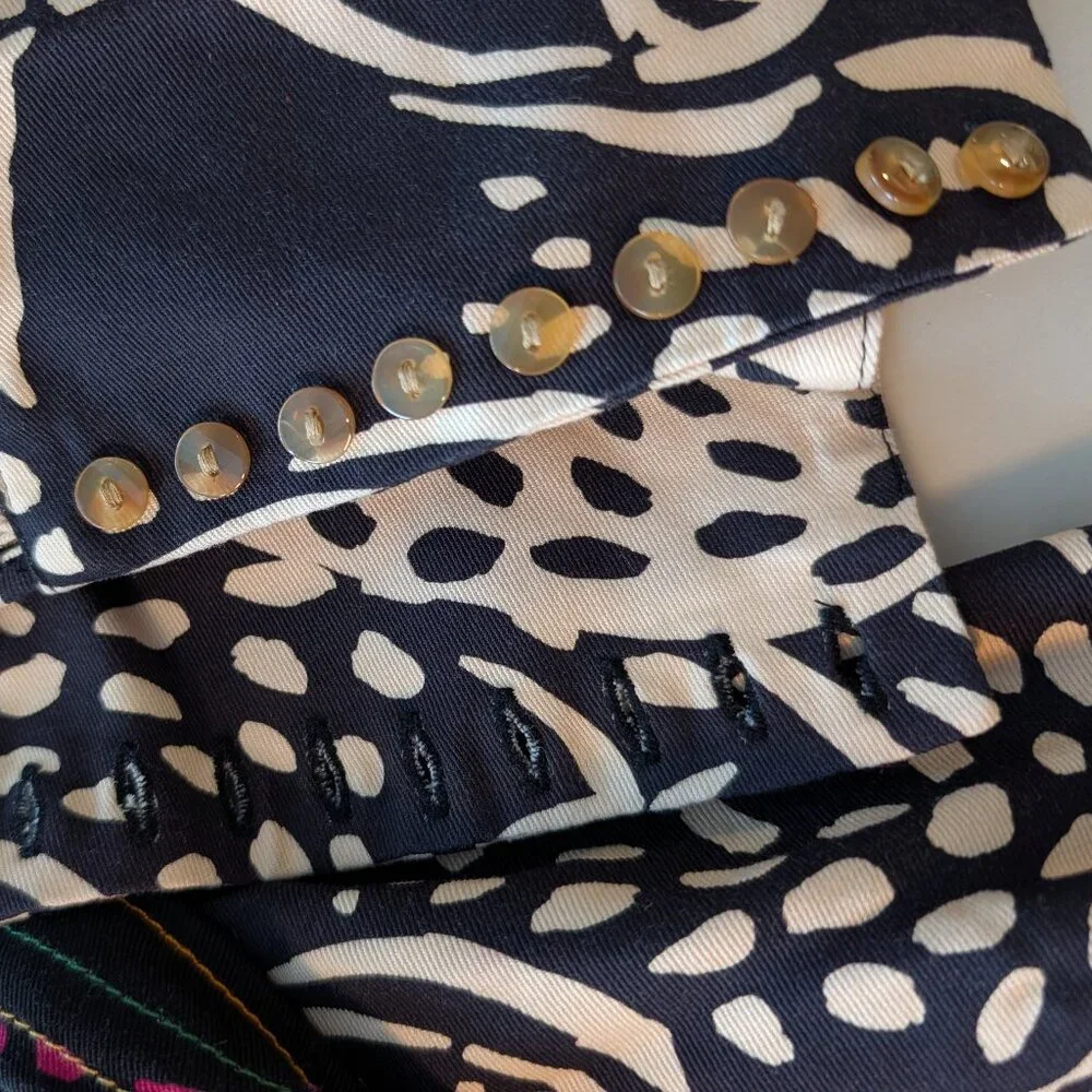 FARM RIO Mixed Midnight Leopards Midi Dress, size S - Picture 12 of 16